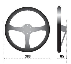 Sparco Steering Wheel 368 Suede Black