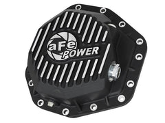 غطاء ترس خلفي aFe Power Pro Ser أسود مع زعانف Mach 2017 Ford Diesel Trucks V8-6.7L(td) Dana M275-14