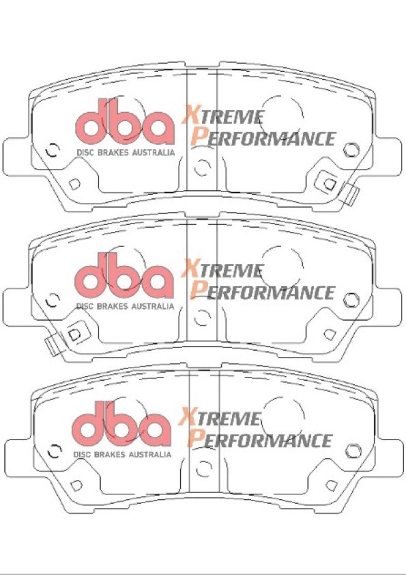 DBA 15-17 Ford Mustang GT V8 مع فرامل Brembo وسادات فرامل خلفية XP650