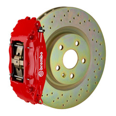 بريمبو 02-07 Impreza/WRX/08-14 WRX GT أمامي BBK 4 مكابس مصبوبة 326 × 30 1 قطعة دوار مثقوب - أحمر