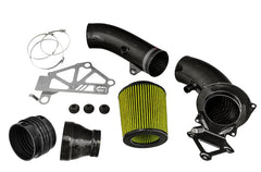 تعديل AWE لـ Audi RS3 / TT RS S-FLO مدخل هواء مفتوح من ألياف الكربون
