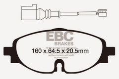 وسادات الفرامل الأمامية Greenstuff EBC 14+ Audi A3 1.8 Turbo