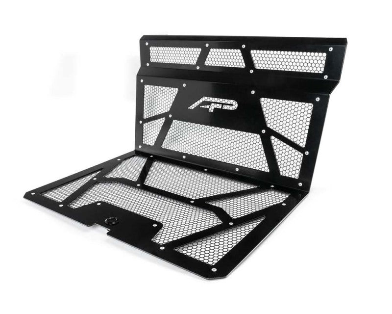 غطاء محرك مفتوح من Agency Power 14-18 Polaris RZR XP 1000 / XP Turbo - أسود لامع/أسود لامع شبكي