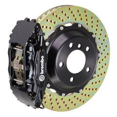 بريمبو 00-03 M5/97-03 5-Series Front GT BBK 4 Piston Cast 2pc 355x32 2pc Rotor Drilled-Black