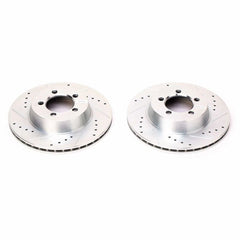Power Stop 67-72 Dodge Dart Front Evolution Drilled & Slotted Rotors - Pair