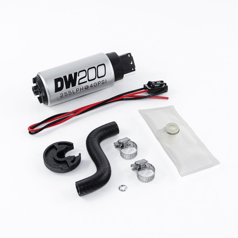 مضخة وقود داخل الخزان من DeatschWerks 85-97 Ford Mustang 255 LPH DW200 مع مجموعة التثبيت