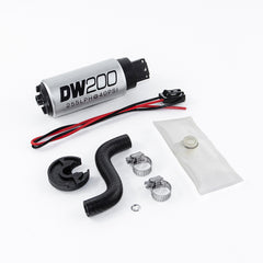 مضخة وقود داخل الخزان من DeatschWerks 85-97 Ford Mustang 255 LPH DW200 مع مجموعة التثبيت