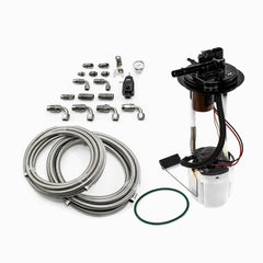 وحدة مضخة DeatschWerks DW400 لشاحنة GM 05-09 مع خطوط وقود CPE