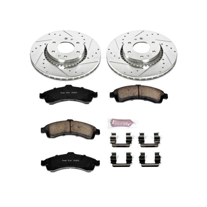 Power Stop 11-19 Ford Fiesta Front and Rear Z26 Street Brake Kit