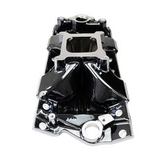 Edelbrock Chevy SB Victor Jr. 23 Degree Black Plasma Intake Manifold