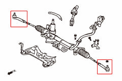 Hardrace Tie Rods End for Toyota Subaru BRZ / GR86 / GT86