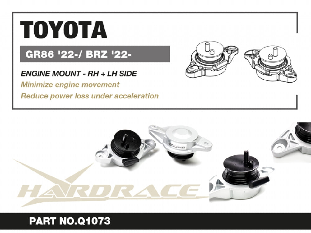 Hardrace Engine Mounts for Toyota Subaru BRZ / GR86 / WRX 2021+