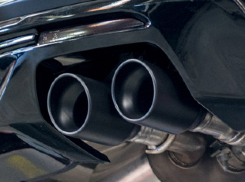 عادم Borla Catback مقاس 3 بوصات لسيارة Subaru WRX/STI 2.5L Turbo S-Type 15-19 - أطراف كروم سوداء مقاس 2.5 بوصة