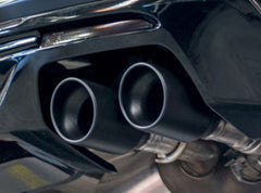 عادم Borla Catback مقاس 3 بوصات لسيارة Subaru WRX/STI 2.5L Turbo S-Type 15-19 - أطراف كروم سوداء مقاس 2.5 بوصة