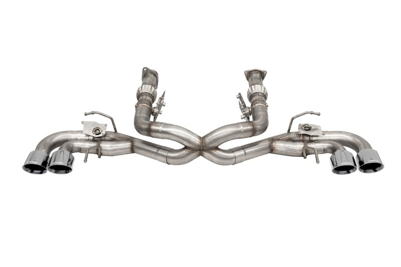 كورسا 20-22 كورفيت C8 3in صمام كات باك 4.5in نصائح رباعية بول - يناسب عادم NPP المصنعي مع AFM