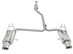 aFe Takeda Exhaust 2.25in to 2in Dia 304SS Cat-Back w/Polished Tips 08-12 Honda Accord Coupe V6 3.5L