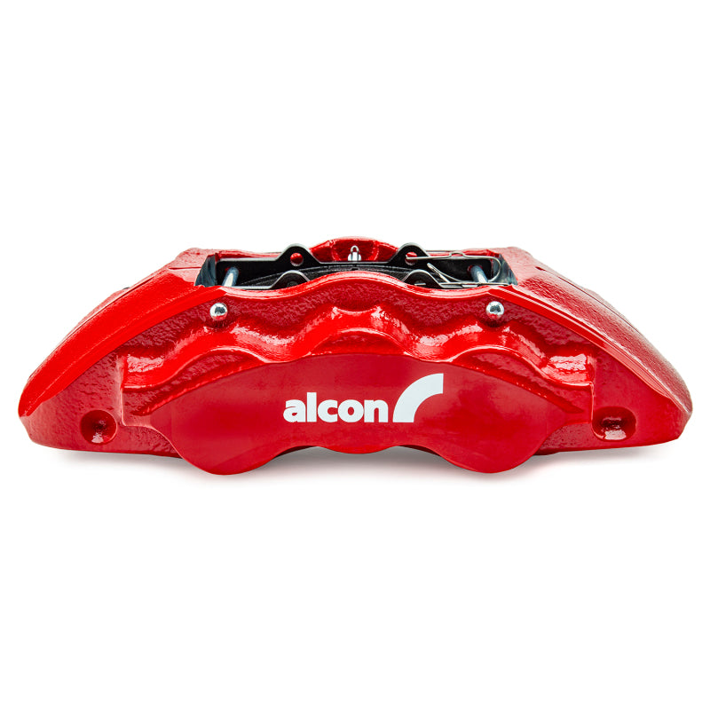 طقم فرامل FRT أحمر مقاس 355x33 مم 6 مكابس لسيارات Alcon 19+ Silverado/Sierra 20+ Suburban/Tahoe/Yukon/Esc