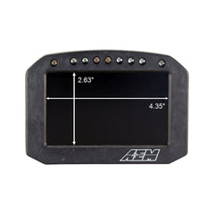 AEM CD-5G Carbon Flush Digital Dash Display w/ Internal 20Hz GPS & Antenna
