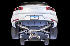 نظام عادم AWE Tuning Porsche Macan Track Edition - أطراف كروم فضي مقاس 102 مم