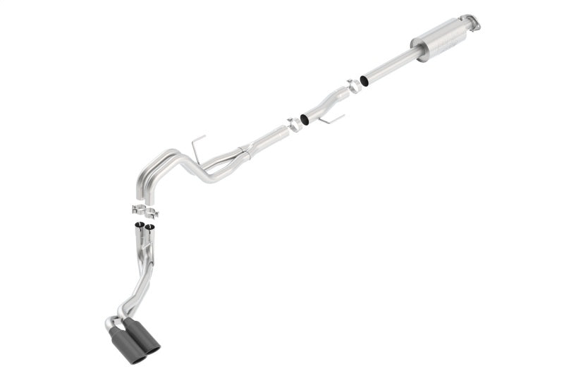بورلا 15-16 فورد F-150 3.5 لتر EcoBoost Ext. Cab Std. Black Chrome CB Exhaust ATAK Truck Side Exit