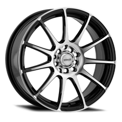Maxxim Champ 16x7 10x100/114.3 ET40 Machined Face / Gloss Black