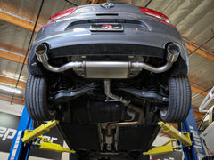 نظام عادم خلفي للمحور من سلسلة aFe Takeda مقاس 2.5 بوصة 409 SS مصقول لسيارة Hyundai Elantra GT L4-1.6L(t) موديلات 18-20