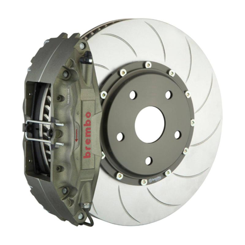 بريمبو 93-95 RX-7 PISTA Front Race BBK 4 Piston Cast 2pc 328 x35x6 4a 2pc Rotor T5-Clear HA