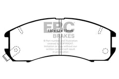وسادات الفرامل الأمامية Greenstuff EBC 89-92 Ford Probe 2.2