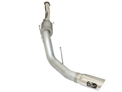 عوادم أطلس من aFe مقاس 4 بوصات من Cat-Back من الفولاذ المغطى بالألمنيوم لسيارة Ford F-150 V6 سعة 3.5 لتر (tt) موديل 2015 بطرف مصقول