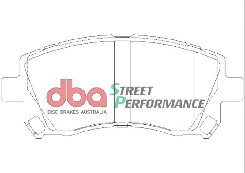 وسادات الفرامل الأمامية DBA 02-03 Subaru WRX / 98-01 Subaru Impreza SP500