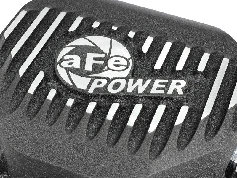 غطاء الترس التفاضلي الخلفي AFE (أسود مصقول؛ سلسلة Pro)؛ Dodge/RAM 94-14 Corporate 9.25 (12 مسمارًا)
