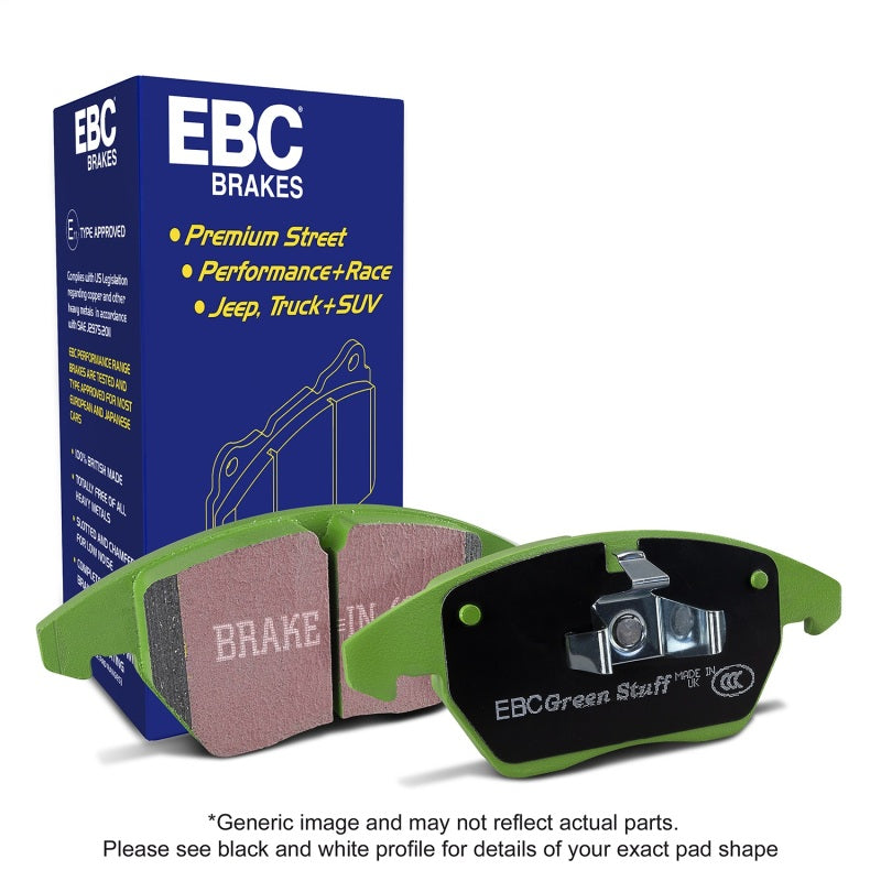 EBC 2021+ Hyundai Elantra 2.0L (w/Manual Parking Brake) Rear Greenstuff Brake Pads
