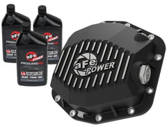 aFe POWER 2021 Ford Bronco مع غطاء تفاضلي Dana M220 مع زيت تروس Black Street Series مع زعانف آلية