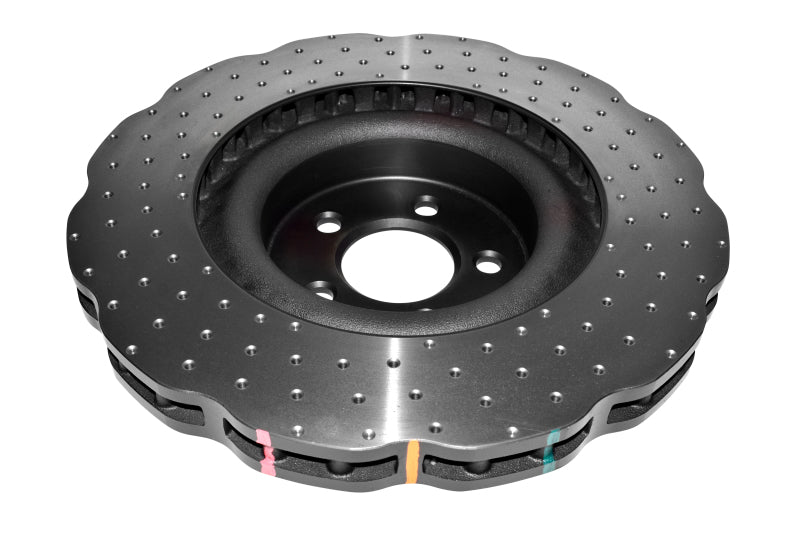 مجموعة DBA 15-20 Ford Mustang GT Perf (دوار أمامي 380 مم) دوار أمامي مثقوب بشكل عرضي من سلسلة 4000