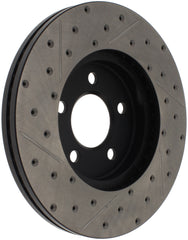 StopTech 03-09 Lincoln Town Car / 03-09 Mercury Grand Marquis Front Left Slotted & Drilled Rotor