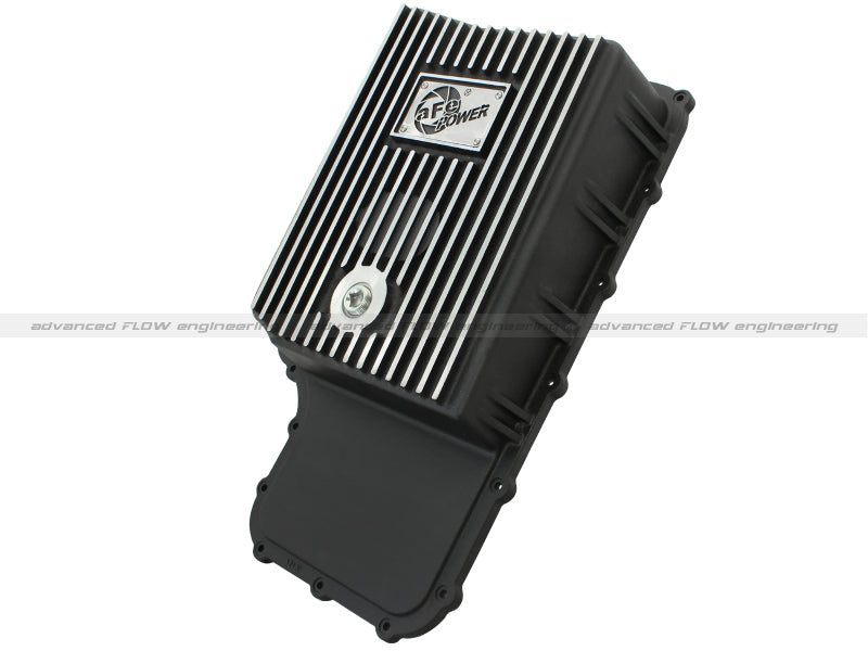 وعاء ناقل الحركة aFe Power باللون الأسود الميكانيكي 11-14 Ford 6R140 Trucks V8 6.7L (td)