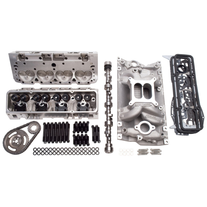 مجموعة Edelbrock Power Package Top End 383 SBC 460 حصان
