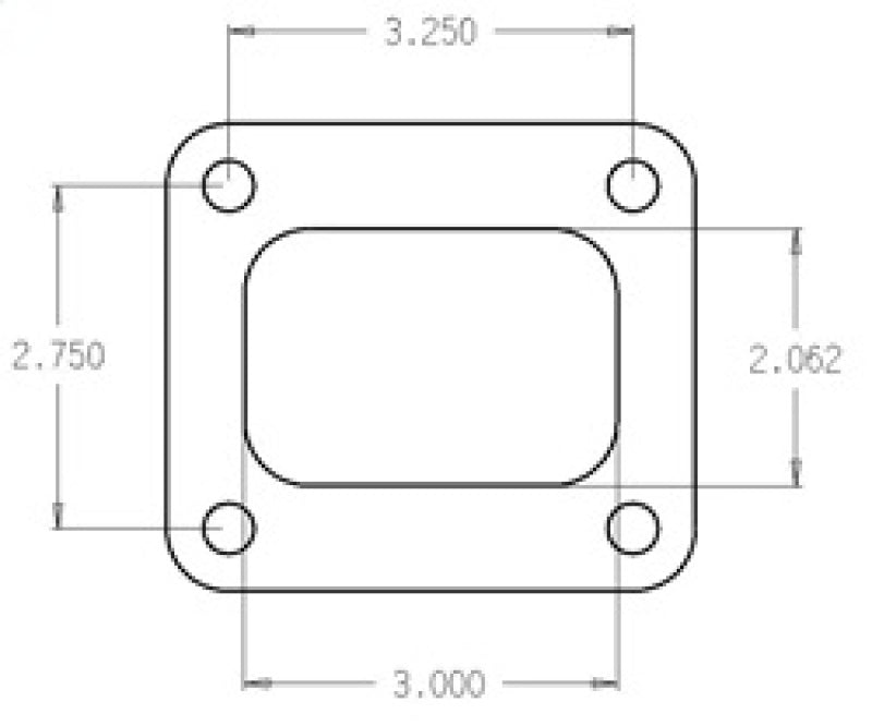 حشية عادم Cometic Turbo FLG T4 Garrett Exh Inlet مقاس 0.010 بوصة