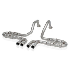 Stainless Works 1997-04 Corvette C5 2-1/2in Axle Back Quad Rolled Edge Tips