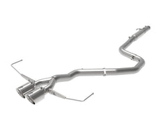عادم aFe Takeda Cat-Back 19-20 Hyundai Veloster 304SS ذو طرفين مصقولين