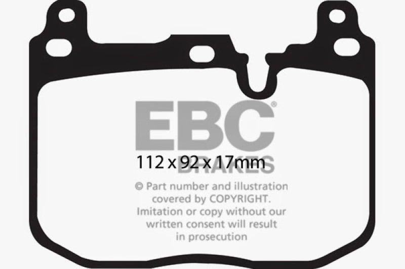 فرامل أمامية من Greenstuff من طراز EBC 14+ من BMW 228 كوبيه 2.0 توربو من Brembo