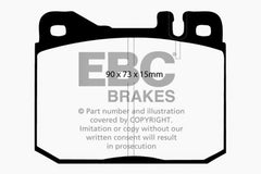 وسادات الفرامل الأمامية Greenstuff لسيارة Mercedes-Benz 230 EBC 76-79
