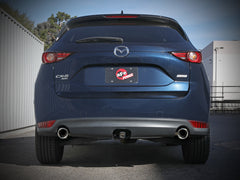aFe Takeda 17-21 Mazda CX-5 2.5L (t) 2.5in. نظام عادم خلفي من الفولاذ المقاوم للصدأ مع أطراف مصقولة