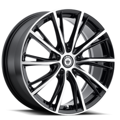 Konig Impression 18x8 5x108 ET40 Gloss Black w/ Machined Face