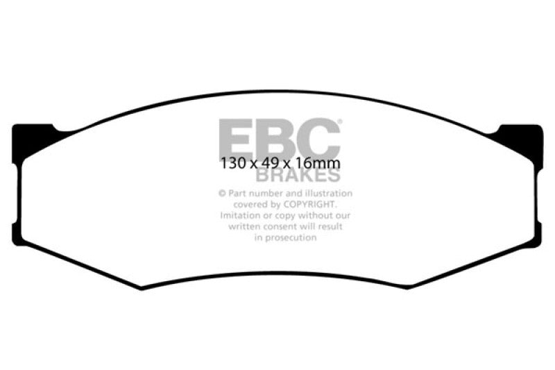 وسادات الفرامل الأمامية من Redstuff لسيارة Infiniti M30 3.0 EBC 90-93