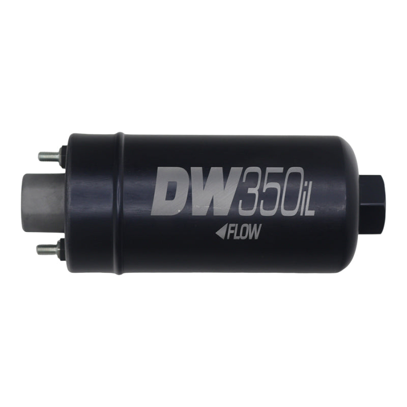 مضخة الوقود الخارجية المستقيمة DeatschWerks 350 LPH DW350iL (بدون دعامة)