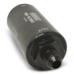 Russell Performance Profilter Fuel Filter 6.25in Long 10 Micron -6AN Inlet -10AN Outlet - Black