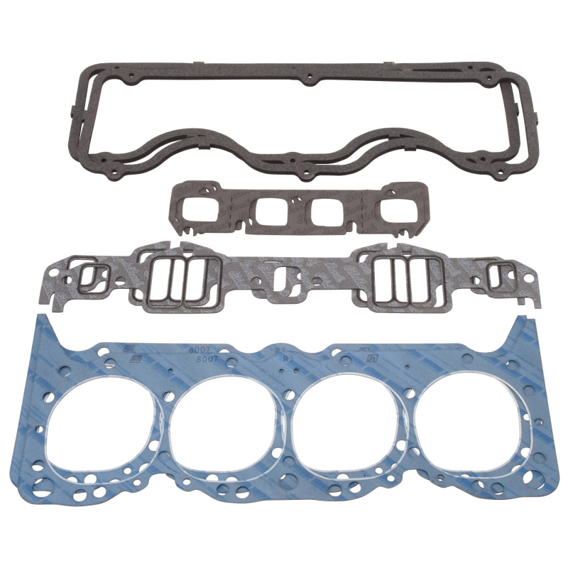 طقم حشوة الطرف العلوي من Edelbrock لسلسلة W من Chevy 409 ذات الفتحة الكبيرة