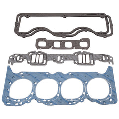 طقم حشوة الطرف العلوي من Edelbrock لسلسلة W من Chevy 409 ذات الفتحة الكبيرة