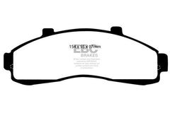 وسادات الفرامل الأمامية من Yellowstuff لسيارة Ford Explorer 4.0 2WD EBC 95-01